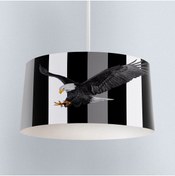 Resim Talia Home Siyah Beyaz Kartal Desen Çocuk Odası Sarkıt Avize Tlav-162 