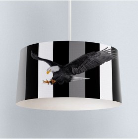 Resim Talia Home Siyah Beyaz Kartal Desen Çocuk Odası Sarkıt Avize Tlav-162 