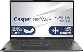 Resim Casper Nirvana X700.155H-DX00X-G-F Intel Core 7 155H 32GB RAM 2TB NVME SSD 15.6" Freedos Dizüstü Bilgisayar 