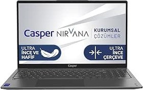 Resim Casper Nirvana X700.155H-DX00X-G-F Intel Core 7 155H 32GB RAM 2TB NVME SSD 15.6" Freedos Dizüstü Bilgisayar 