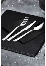 Resim İstanbul 84 Parça Çatal Kaşık Bıçak Takımı+C431 Gümüş 