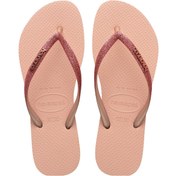 Resim Havaianas Slim Glitter 2 Pembe Kadın Terlik 