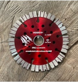 Resim Rdx Pro 125mm Elmas Disk Kanal Açma Makina Bıçağı Beton Seramik Taş 