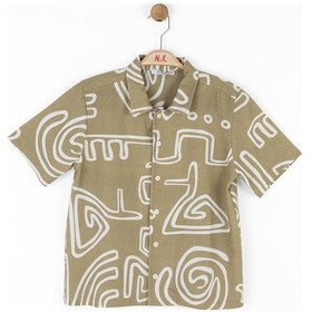 Resim Nk Kids Turtle Erkek Çocuk Gömlek 48365 Yeşil 