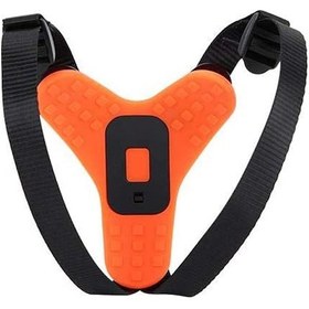 Resim Gopro Hero 8 Hero 9 Motorcu Kask Çene Bağlantı Jaw Mount Gp523 Turuncu 