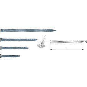 Resim Buldex Vida 7,5X180 Dubelsiz Vida 18 cm 10 Adet 
