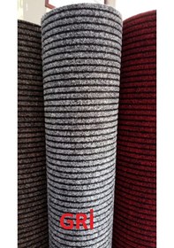 Resim Swing Çelik Halı Çizgili Kaymaz - Kaydırmaz Kaliteli Kalın Halı (429081767) 