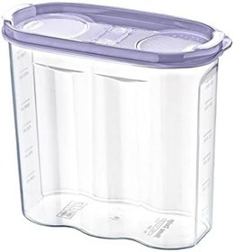 Resim 5DM-2 Kapaklı Ölçekli Erzak Kuru Gıda Saklama Kutusu Kabı - 1,7 Litre - SA935 