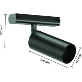 Resim Flaş Spot 12W Pro Magnet Ray Spot Armatür 4000K Doğal Beyaz 