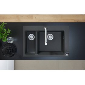 Resim Hansgrohe S51 S510-f635 Ankastre Evıye 180/450 Grafıt Sıyah 43315170 