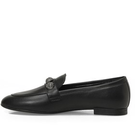 Resim Butigo 26S-007 6FX Siyah Kadın Loafer 