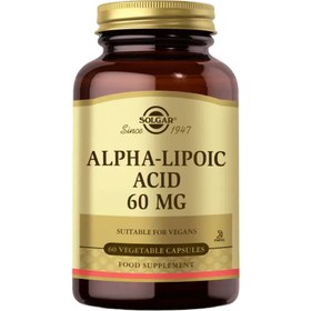 Resim SOLGAR Alpha Lipoic Acid 60mg 60 Tablet 