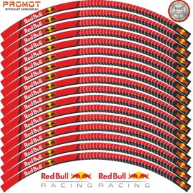 Resim Rebon Moto Design Motosiklet Jant Şeridi Redbull Tasarımlı 2 