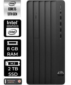 Resim HP PRO TOWER 290 G9 E8T2W9ES054 i5 13500 8GB RAM 2TB SSD W11H MASAÜSTÜ BİLGİSAYAR 