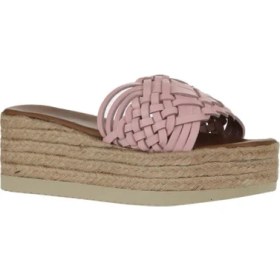 Resim Bueno Shoes Pudra Deri Kadın Dolgu Topuklu Espadril Terlik 01WU6118 