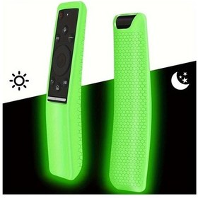 Resim Fochsia Samsung Uyumlu Bn59 Serisi Uzaktan Kumanda Floresan Yeşil Silikon Koruyucu Kılıf 