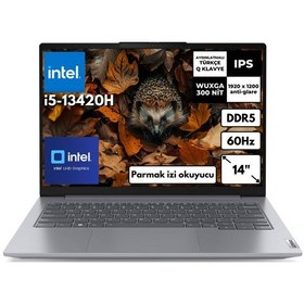 Resim Lenovo ThinkBook 14 G6 IRL 21KG00UCTRHMF53 i5-13420H 32 GB 4 TB SSD 14" W11H Dizüstü Bilgisayar 
