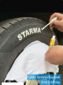 Resim izmir bit pazarı LASTİK YANAK YAZI BOYAMA OJESİ - 20ml. 