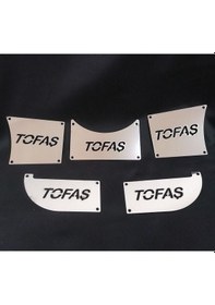 Resim Tofaş Yazılı Laz Paçalık 5 Parça Krom Set 