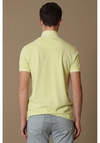 Resim Lufian Vernon Spor Polo Yaka Erkek Tişört Sarı 