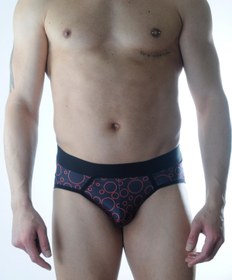 Resim ÇAĞLAR BUTİK Erkek Daire Desenli Fantezi Jockstrap İç Çamaşırı 