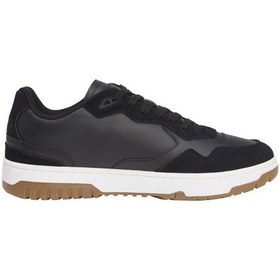 Resim Tommy Hilfiger Th Basket Better Mıx Lth Siyah Erkek Sneaker 000000000102246226 Siyah 