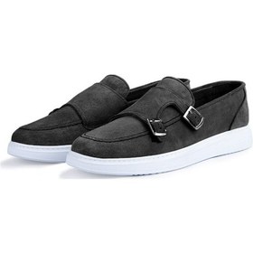 Resim Airy Hakiki Deri Süet Erkek Günlük Ayakkabı, Süet Loafer Ayakkabı, Yazlık Ayakkabı 