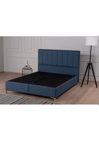 Resim Kilim Mobilya Gold Therapy Sandıklı Baza Ve Başlık Seti Mavi ( Yatak Dahil Değildir ) 150x200 Mavi 