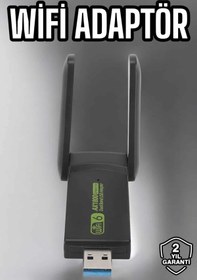 Resim tetikteknoloji BFS Wifi Adaptör Çift Bantlı Kablosuz Wifi Adaptörü 