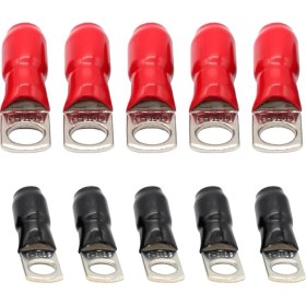 Resim Sharplace 10X Bakır Tüp Terminalleri Pil Kaynak Kablosu W/ Caps 16MM² (Yurt Dışından) 