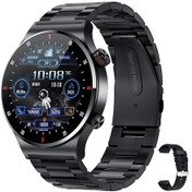 Resim Tenfowee Qw33 Akıllı Saat 1.28 Dokunmatik Ekran Ip67 Su Geçirmez 