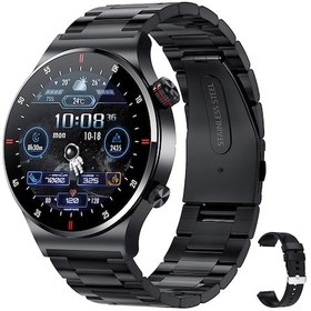 Resim Tenfowee Qw33 Akıllı Saat 1.28 Dokunmatik Ekran Ip67 Su Geçirmez 