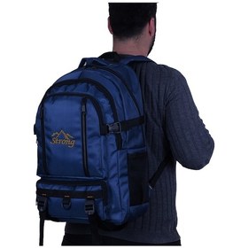 Resim Strong 17-18.4 İnch Laptop Bölmeli Büyük Boy Sırt Çantası ,dağcı Çantası,seyahat Kamp Çantası Lacivert 