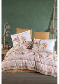 Resim Clasy Ranforce Nevresim Takımı Çift Kişilik Oliva V1 Hardal 