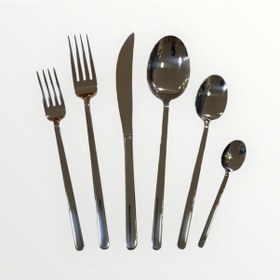 Resim Aslan Roma 72 Parça 4 Mm Çatal Kaşık Bıçak Takımı Çelik 
