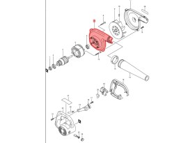 Resim Makita UB1101 Fan Yuvası Ürün Kodu 152902-7 