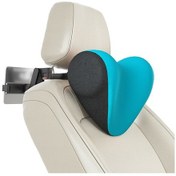 Resim A09 Araba Koltuğu Kafalık Hafızalı Köpük Rahat Boyun Yastığı, Stil: Ayaklı Mavi 