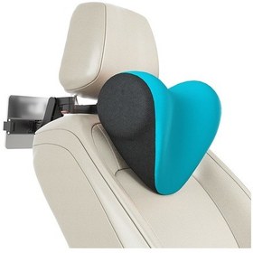 Resim A09 Araba Koltuğu Kafalık Hafızalı Köpük Rahat Boyun Yastığı, Stil: Ayaklı Mavi 