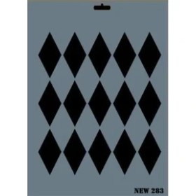 Resim Mey Ithalat® Rich New Seri N-283 Stencil 35X25 cm 