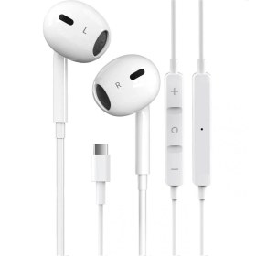 Resim HP-350 Kablolu Kulak Içi Kulaklık 120 cm Ses Açma Kapama Hd Ses Kalitesi Mikrofonlu Type C Kulaklık Samsung Xiaomi Iphone 15 Promax 