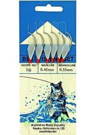 Resim Mustad Best Fishing Set 0,45 0,35 Mm No:3/0 Çapari 