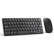 Resim Youtek 2.4g Kablosuz Klavye Ve Fare Seti - Ergonomik Tasarım, Bilgisayar Ve Ofis Kullanımı İçin, Siyah Diğer 