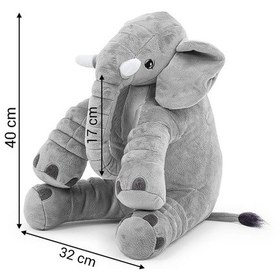 Resim Wellgro Fil Uyku Arkadaşım Peluş Fil Orta Boy 