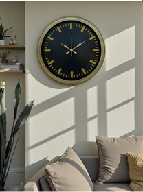 Resim Zentime Vintage 40 Cm Metal Modern Duvar Saati Açık 