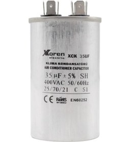 Resim Xkoren 60 Uf / 50x110 / 400v / 4+4 Pinli / Klima Kondansatörü 