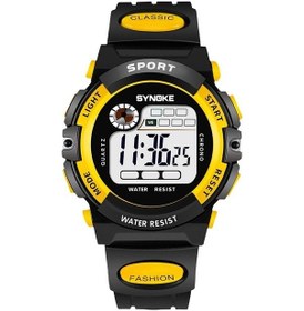 Resim Sones Synoke 9802 Çocuk Spor Su Geçirmez Dijital Saat Mavi Beyaz 
