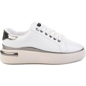 Resim Bambi Beyaz Kadın Sneaker K01093400509 