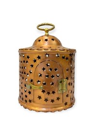 Resim Silindir Yıldız Kesimli Bakır Fener No: 2 