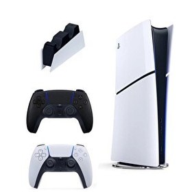 Resim Sony Playstation 5 Slim Digital + 2. Siyah Dualsense + Şarj İstasyonu (İthalatçı Garantili) 