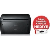 Resim Canon I-Sensys LBP6030B Lazer Yazıcı Siyah + Orjinal 2 Adet CRG725 Toner 